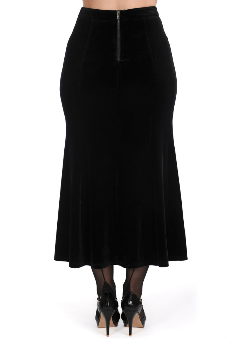 BETTY ROCK PEPLUM PENCIL SKIRT