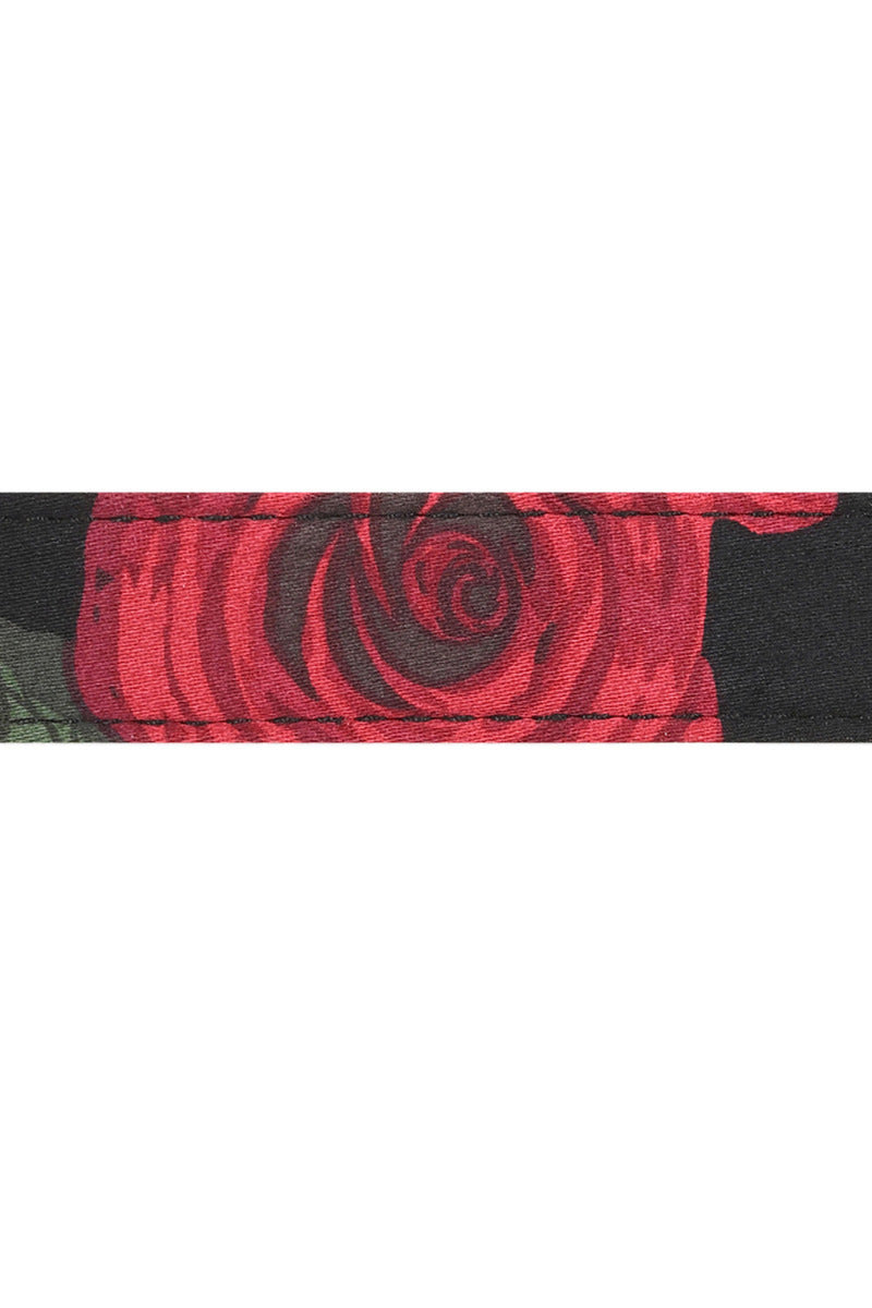 Banned Millie Rose Garden Circle Skirt - Retro Style Floral Swing Skirt with Belt