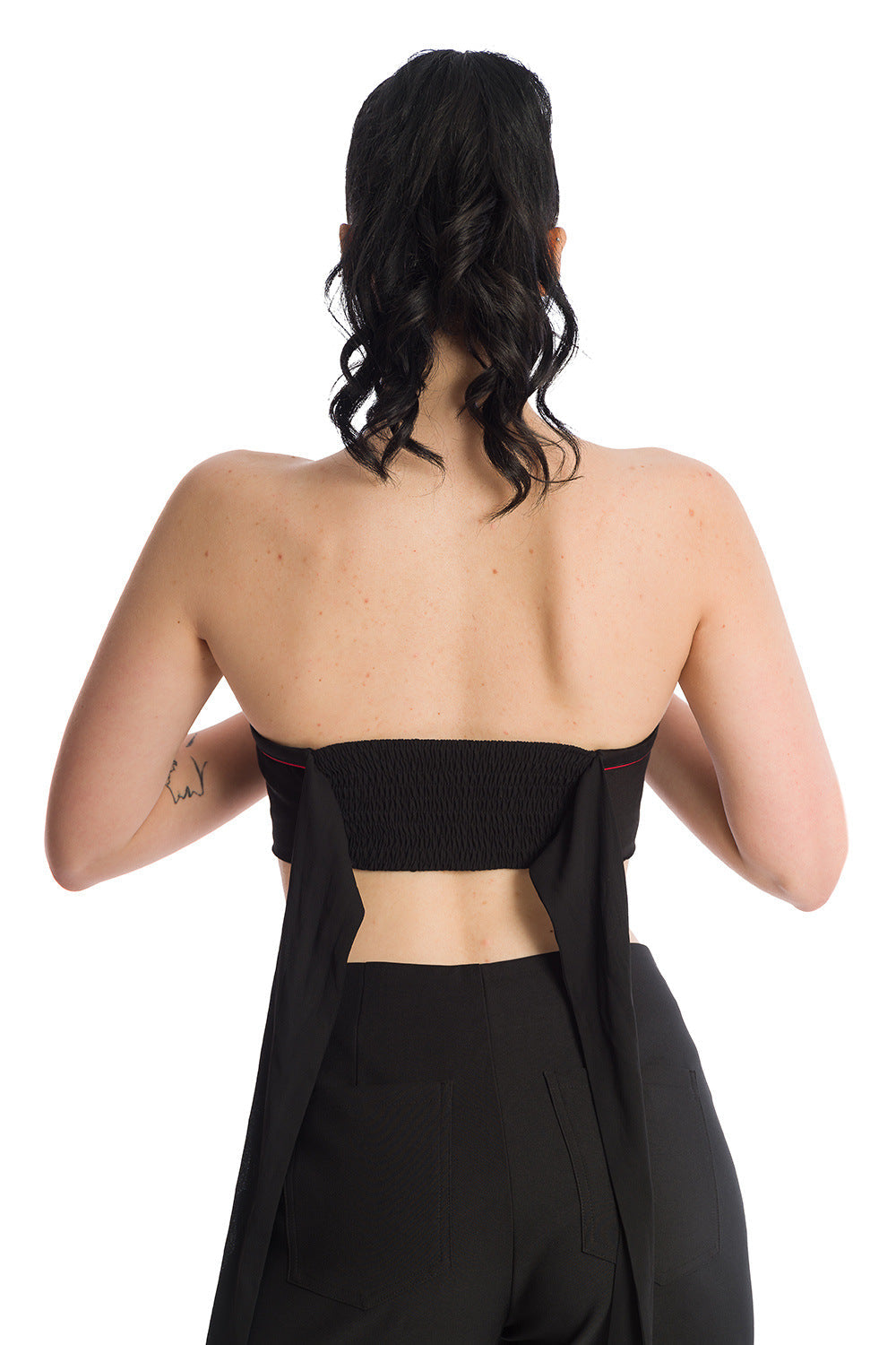 Banned Retro Pick Me Cherry Skull Rockabilly Tube Top