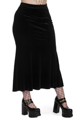 BETTY ROCK PEPLUM PENCIL SKIRT