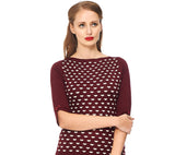 CHARMING HEART KNIT TOP