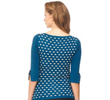CHARMING HEART KNIT TOP