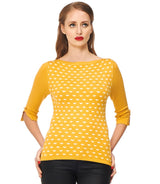 CHARMING HEART KNIT TOP