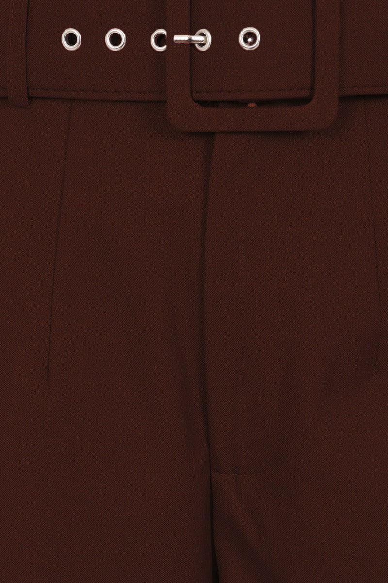 Banned Joanna 40s Wide Leg Trousers - Vintage Style Belted Comfort Pants
