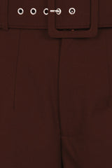 Banned Joanna 40s Wide Leg Trousers - Vintage Style Belted Comfort Pants