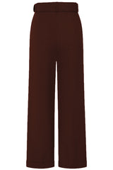 Banned Joanna 40s Wide Leg Trousers - Vintage Style Belted Comfort Pants