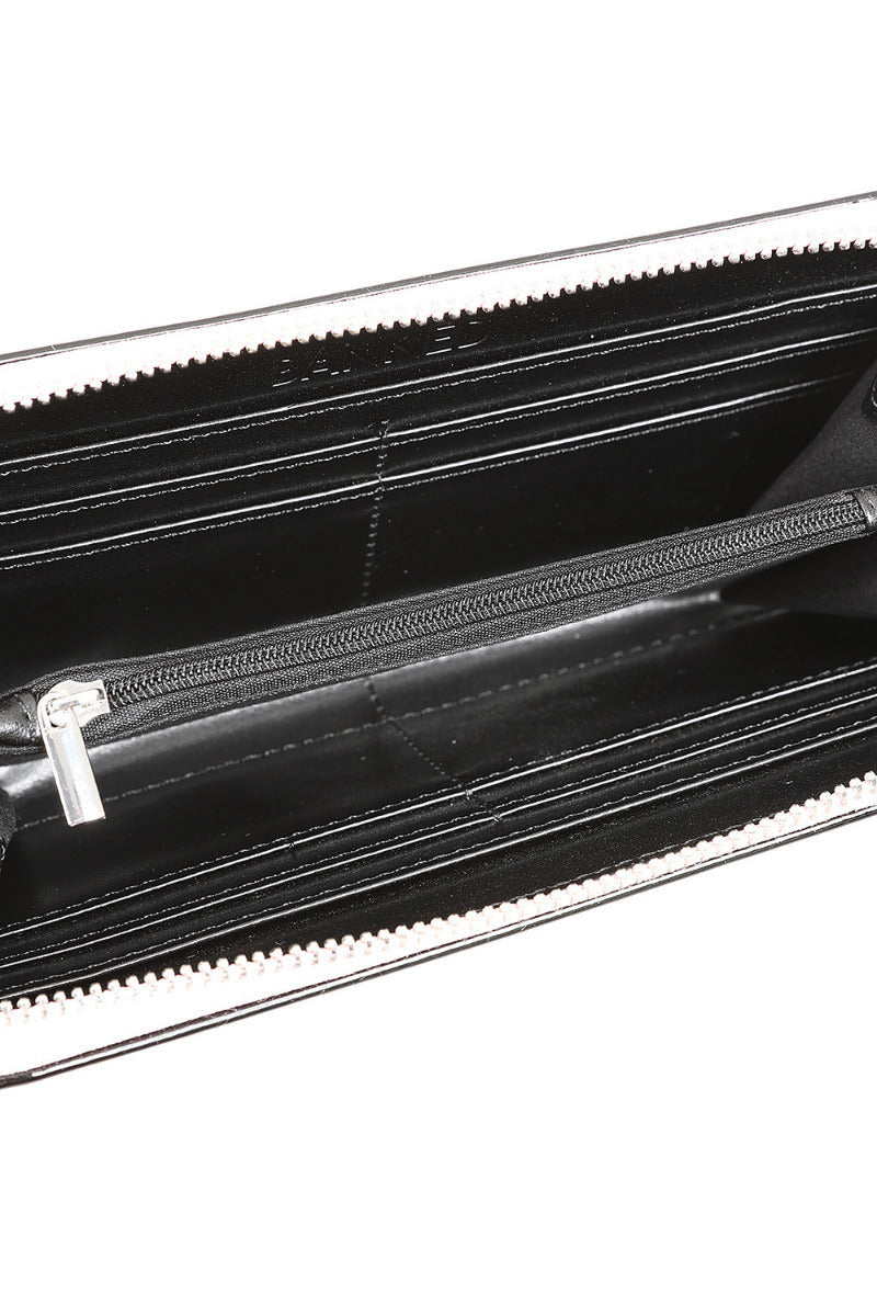 BANNED The Swallows Return Lacquer Wallet | Rockabilly Card Organizer-Black-One Size-EU